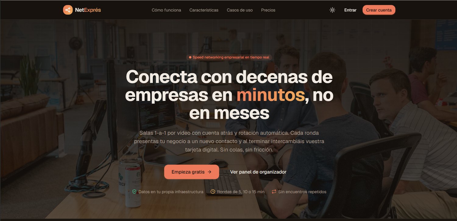 Página de inicio de NetExprés