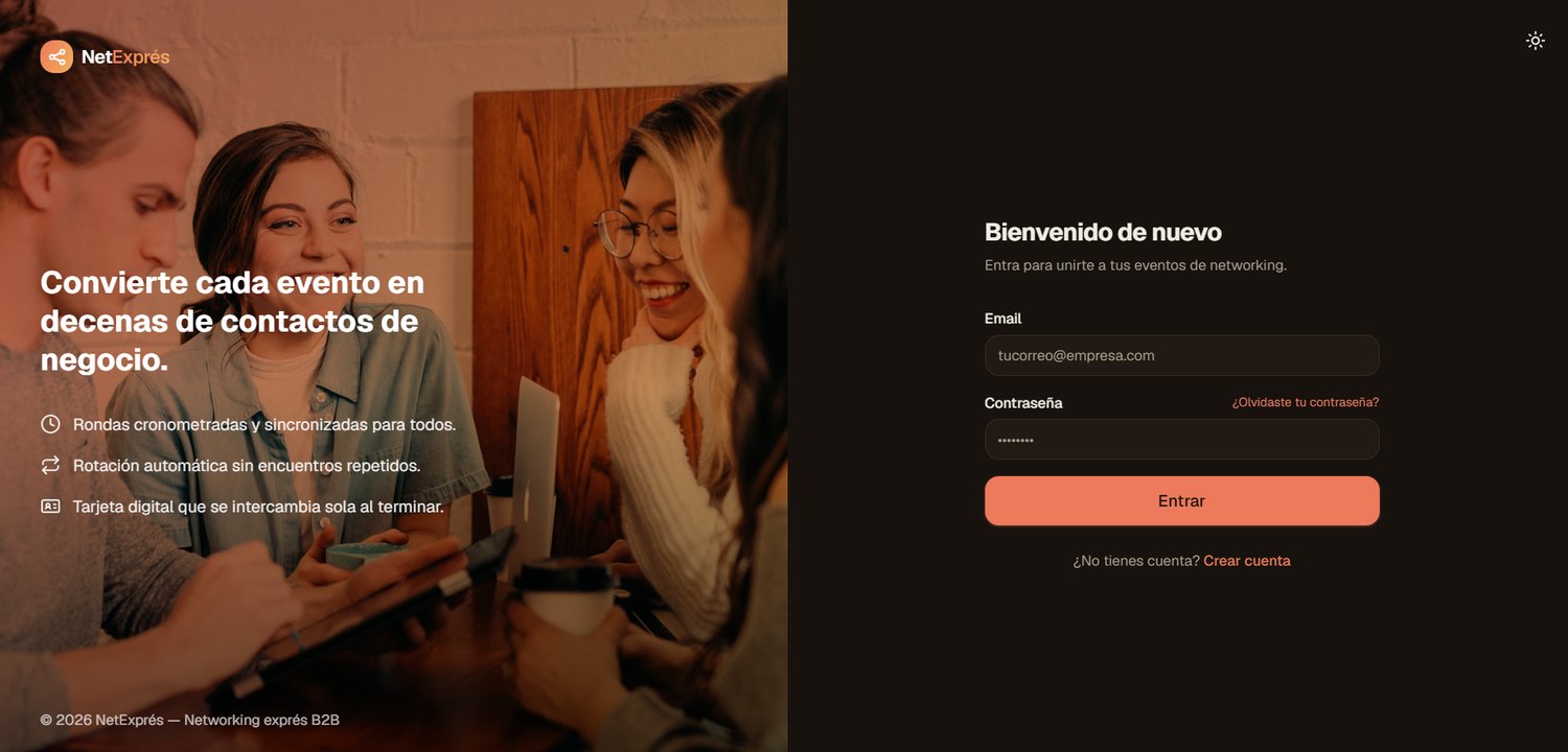 Pantalla de acceso