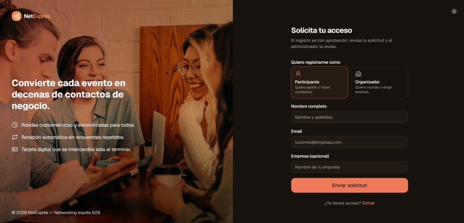 Registro con aprobación