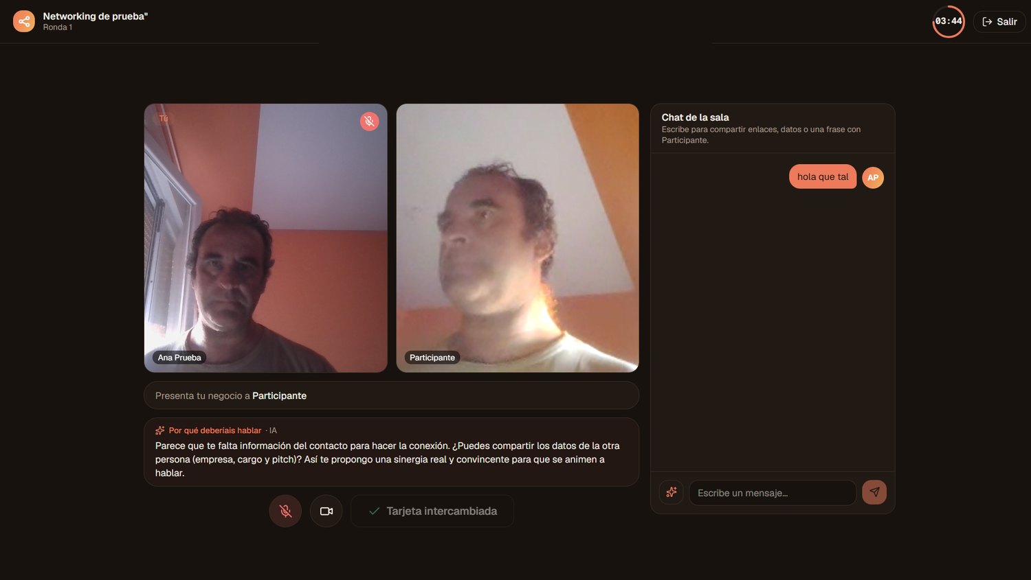 Sala de vídeo 1 a 1